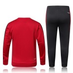 Criança AC Milan Sweat de Treino Conjunto 2017-18 Vermelho